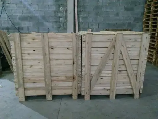 venda caixa madeira empresas logística industrial